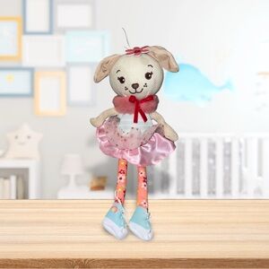 Hopscotch Lane Knit Plush Soft Body Dolls Rosy Puppy